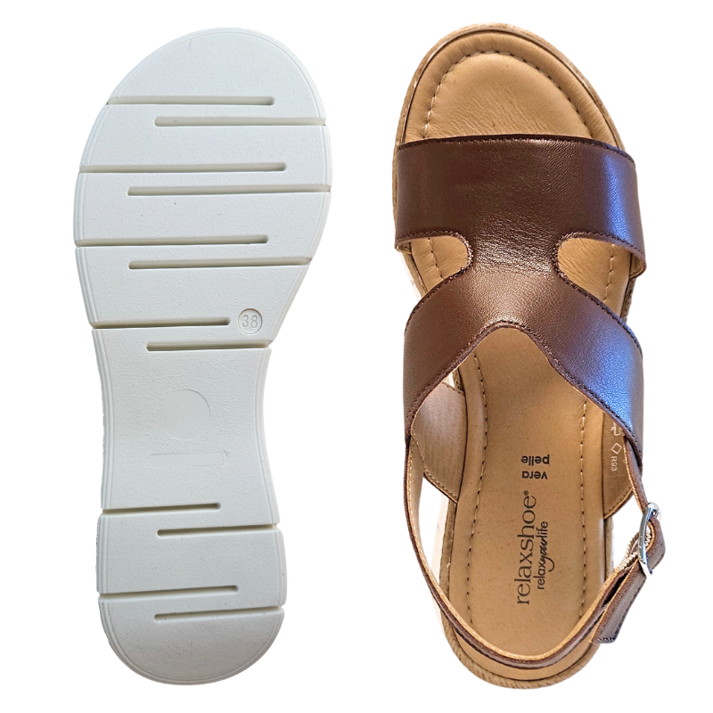 Relaxshoe women's sandal - Brown