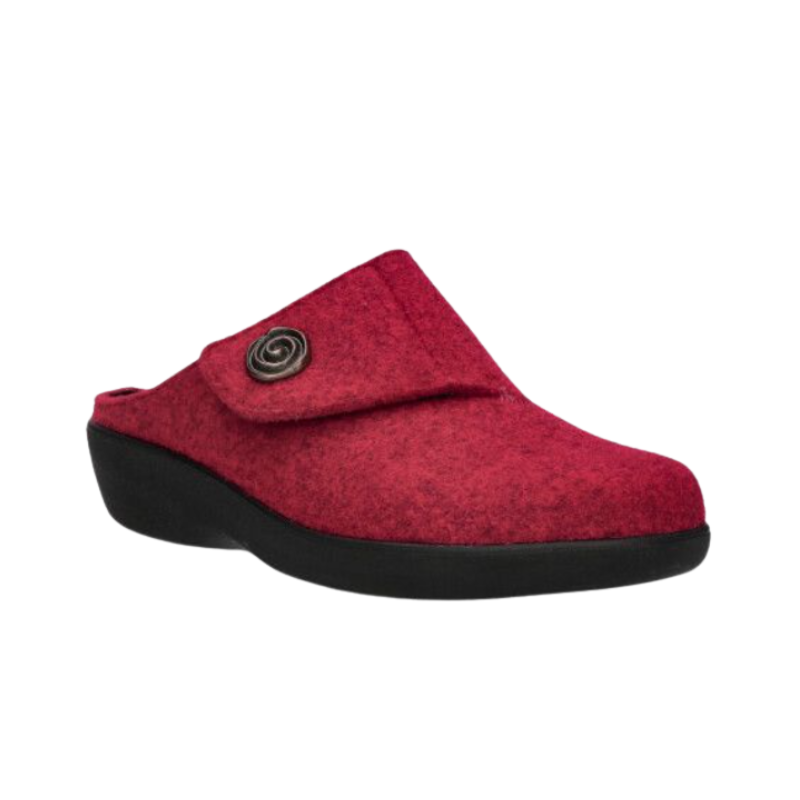 Berkemann Wide Women's Slippers – Red