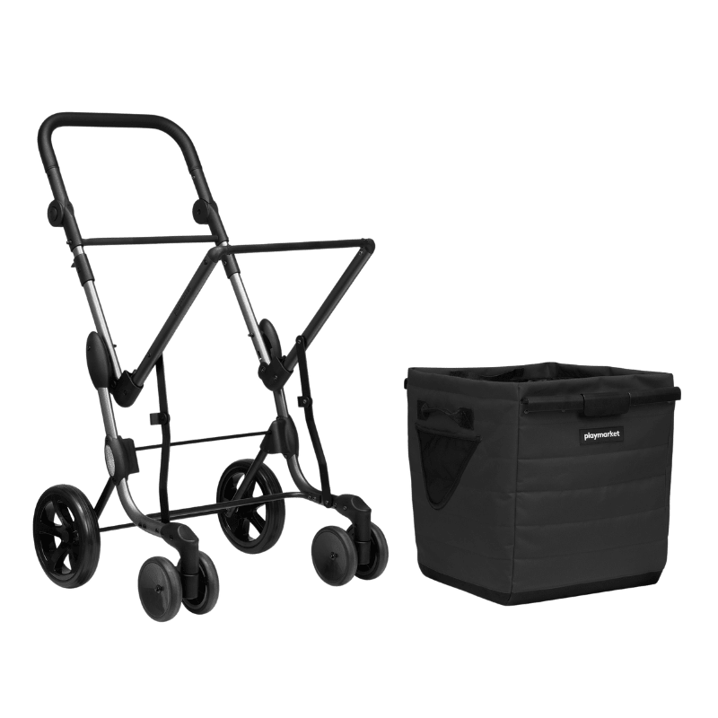 We Go Premium indkøbsvogn - Sort