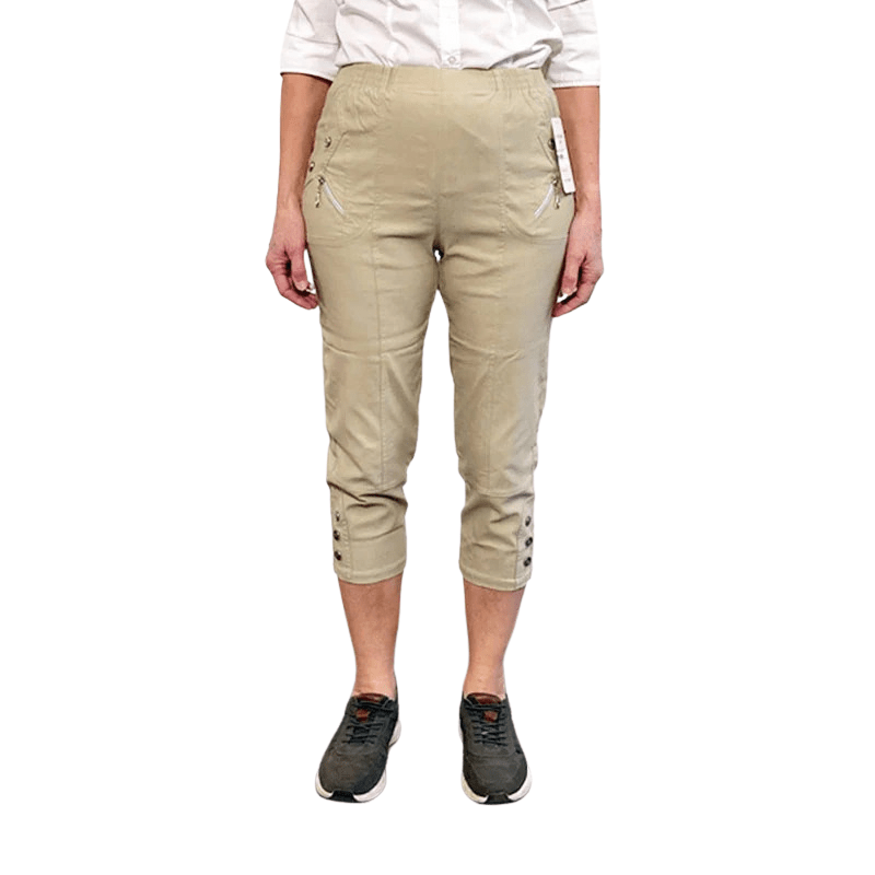 Capri damebukser - Beige