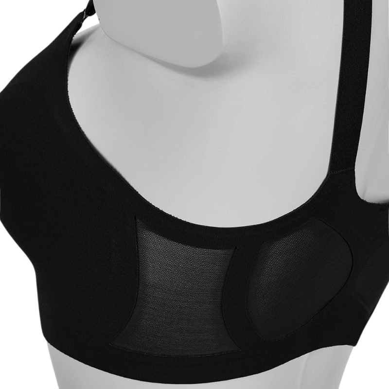 Black Postoperative Bra - Jackie
