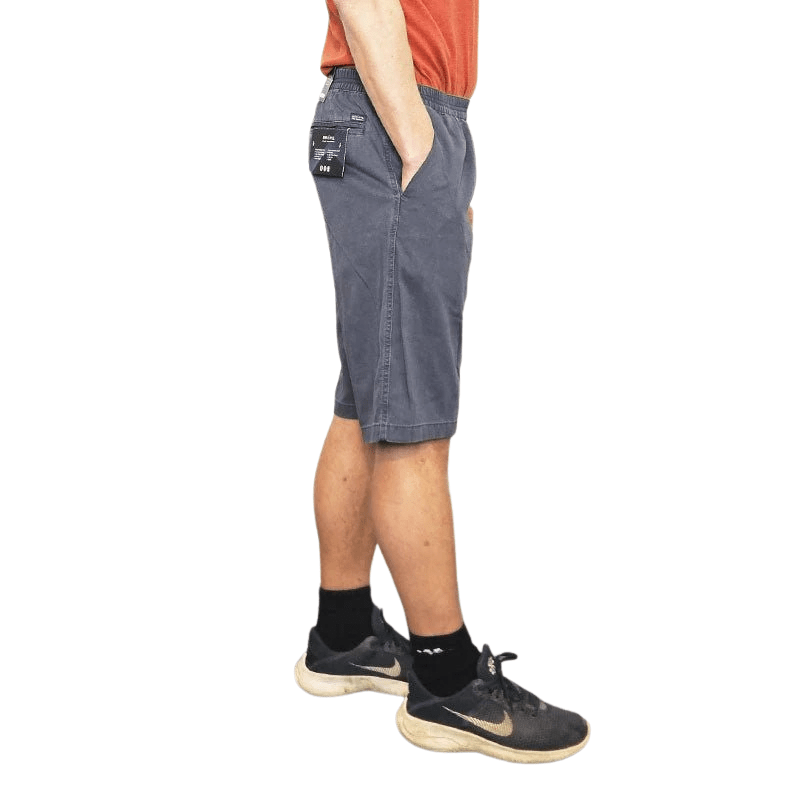 Shorts med elastik i taljen - Støvet blå