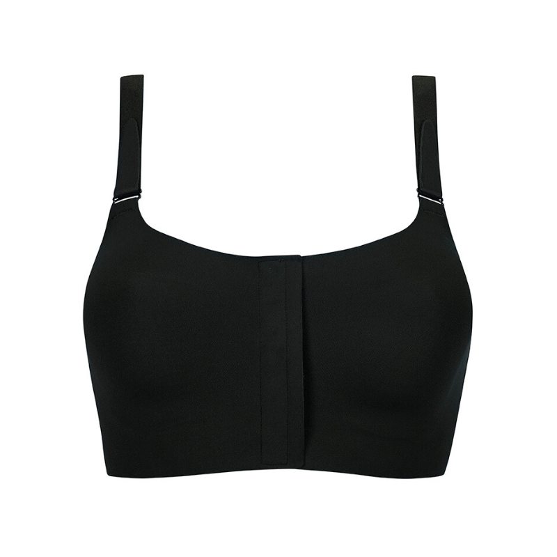 Black Postoperative Bra - Jackie