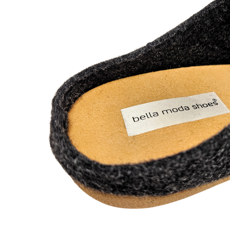 Bella Moda women's slippers - Anthracite