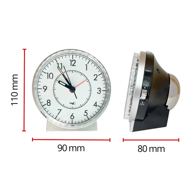 Vækkeur med drejeskive