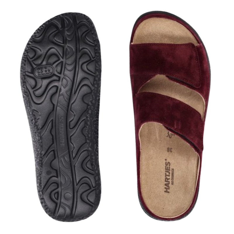 Hartjes dameslipper - Aubergine