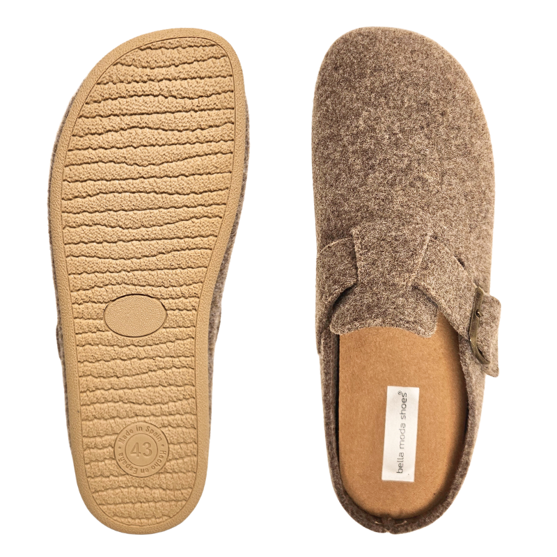 Bella Moda damehjemmesko - Beige