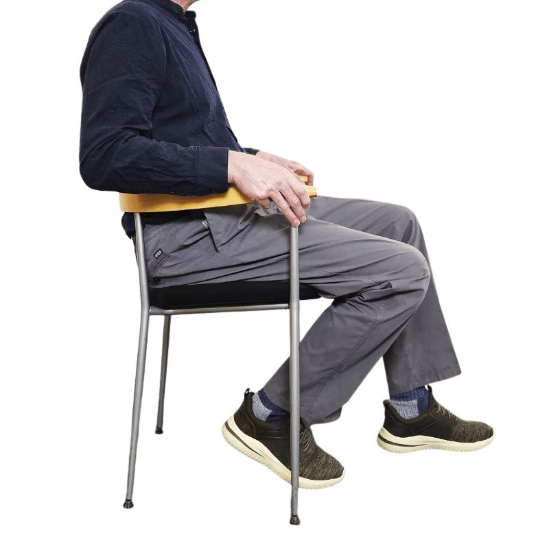 Let buks med elastik - Grå