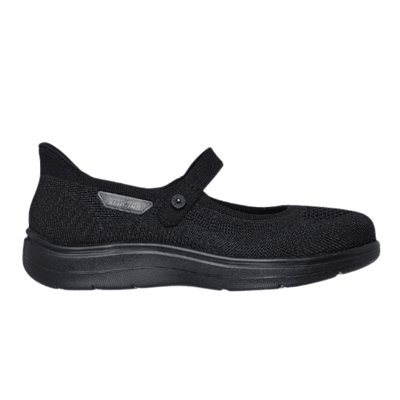 Skechers slip - in ballerina - Sort