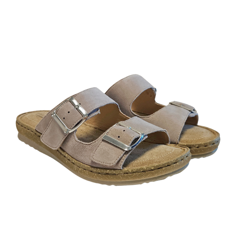 Relaxshoe women’s slipper – Warm grey