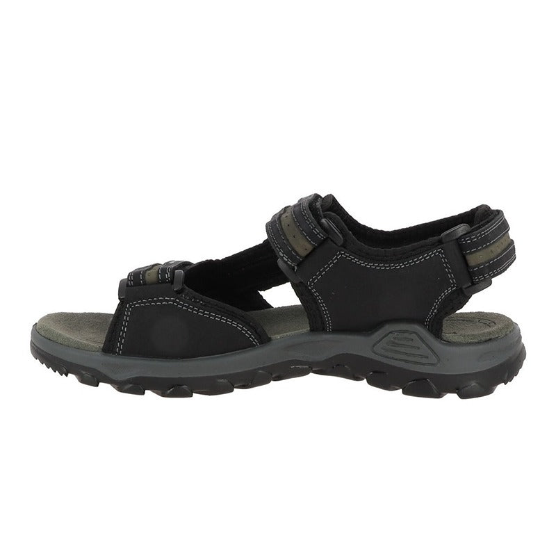 Rohde fleksibel herresandal - Sort - Seniorshop