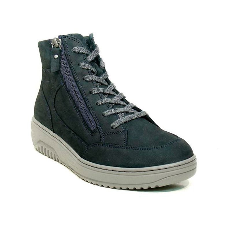 Hartjes foret damestøvle - Navy - Seniorshop