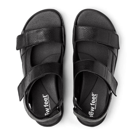 New Feet herresandal - Sort - Seniorshop