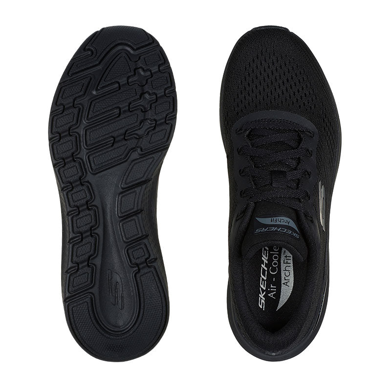 Skechers Arch Fit damesneaker - Sort - Seniorshop