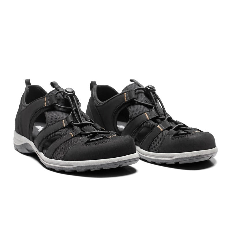 Sporty herresandal - Sort - Seniorshop