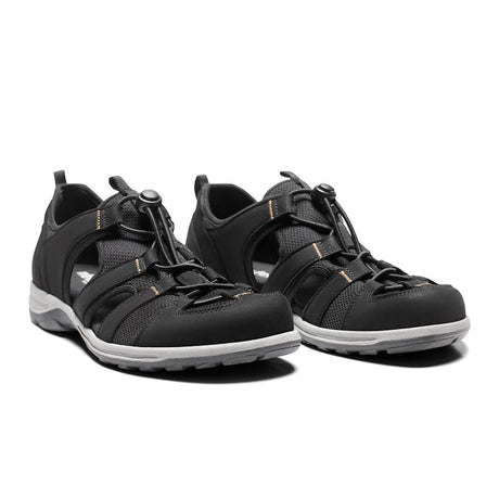 Sporty herresandal - Sort - Seniorshop