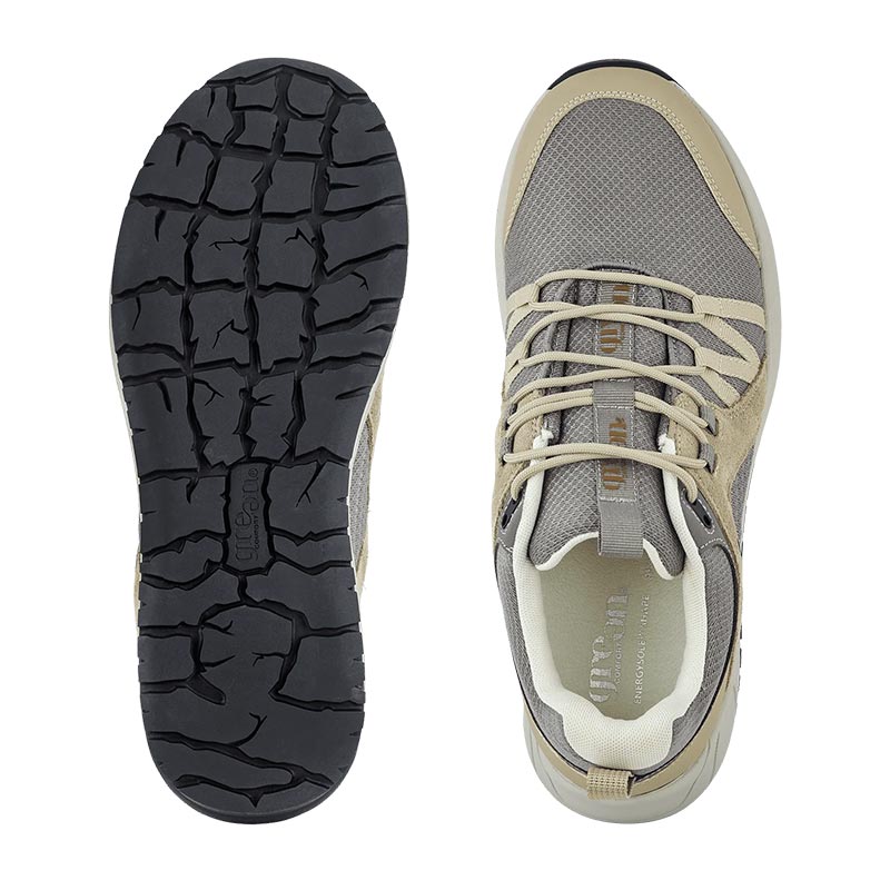 Green Comfort outdoor herresko - Sand - Seniorshop