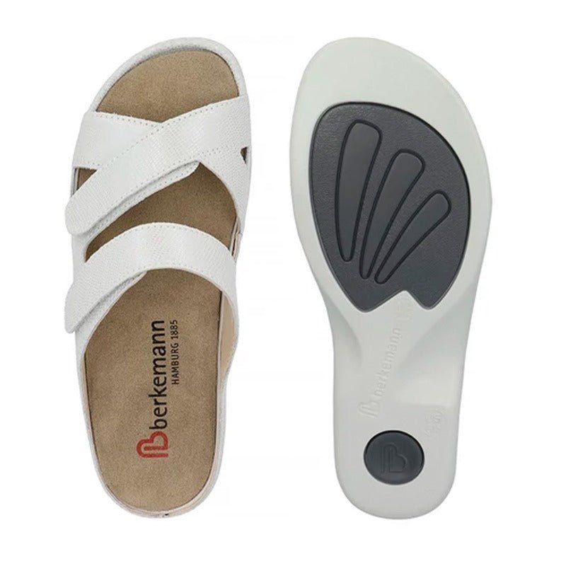 Berkemann dameslipper - Hvid - Seniorshop