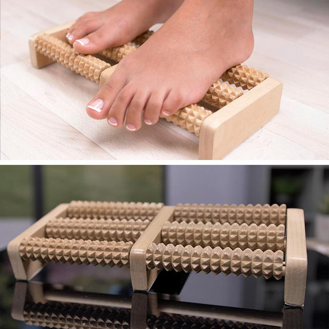 Fodmassagerulle i træ - Seniorshop