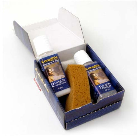 Plejesæt til læder - Seniorshop