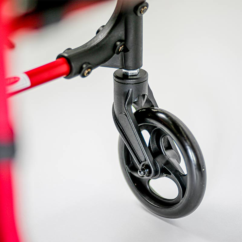 Indendørs rollator - Rød - Seniorshop