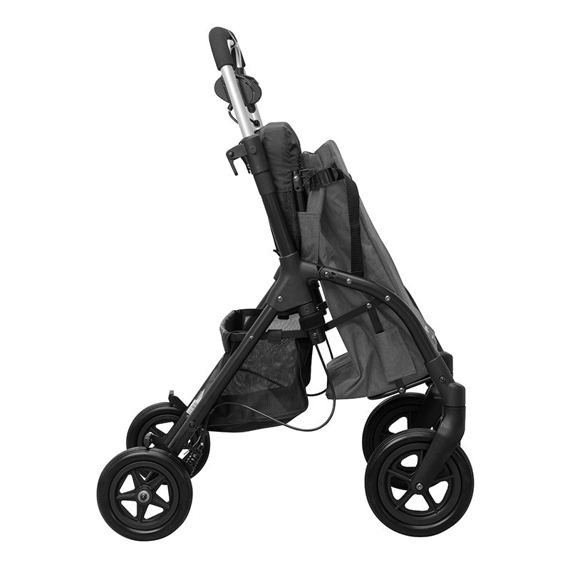 R05 indkøbsvogn med sæde - Grå - Seniorshop