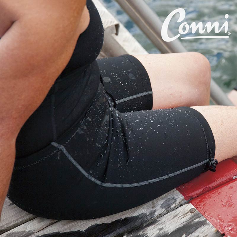 Sorte inkontinens badebukser - Unisex - Seniorshop