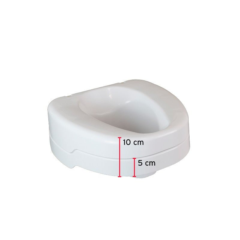 Ezy - Fit toiletforhøjer uden låg, 5 - 10 cm - Seniorshop