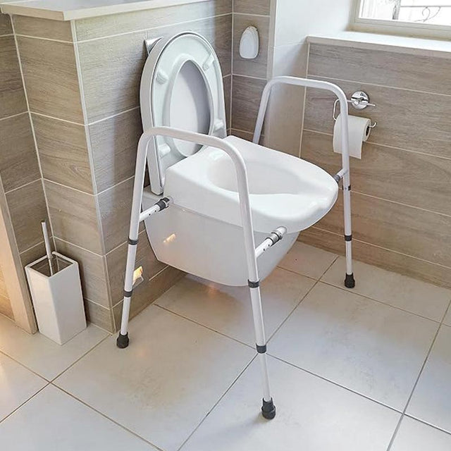 Toiletstol - Justerbar bredde - Seniorshop