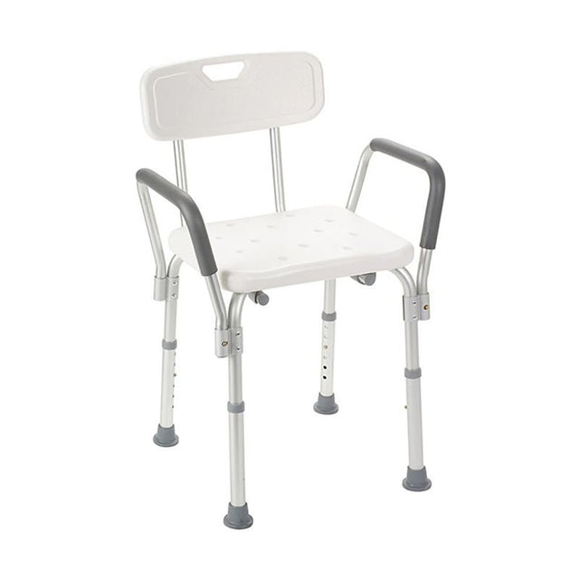Badestol med ryg - og armlæn - Seniorshop