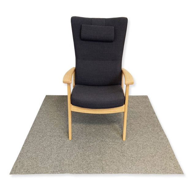 Brandhæmmende gulvtæppe - 150x150 cm - Seniorshop