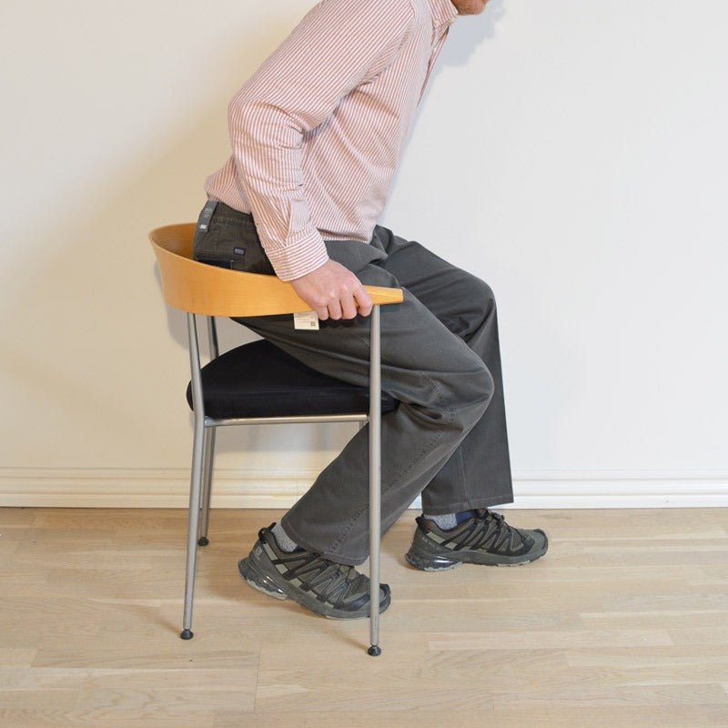 Bukser med elastisk talje - Grå - Seniorshop