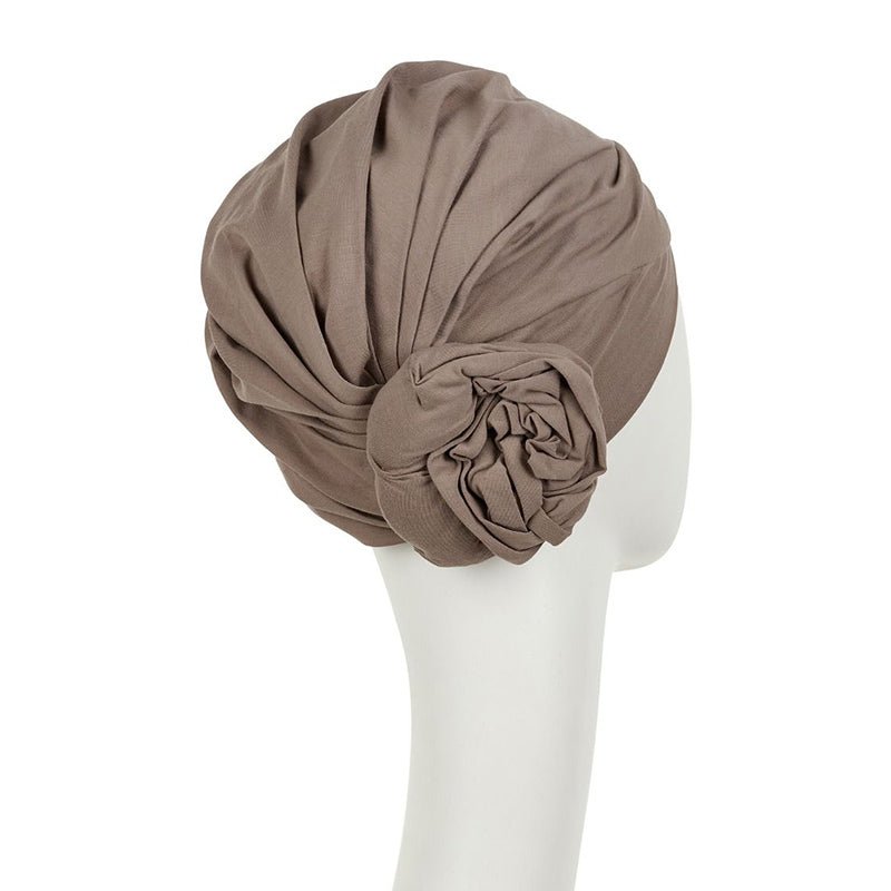 Zuri turban i blød bomuld - Seniorshop