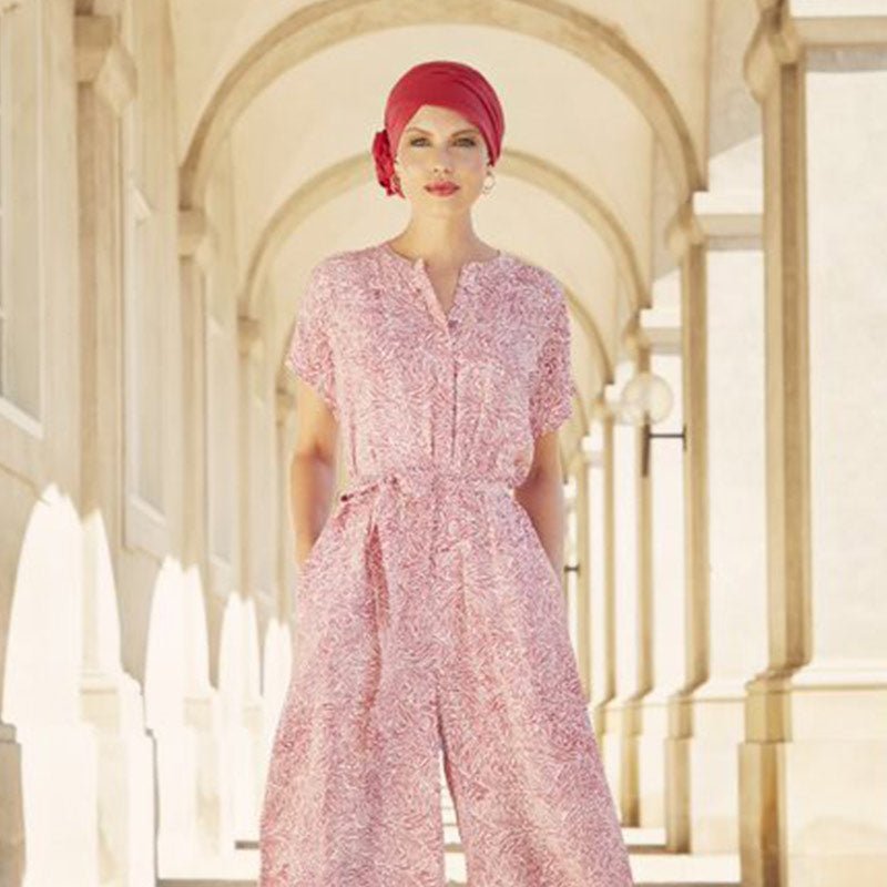 Zuri turban i blød bomuld - Seniorshop