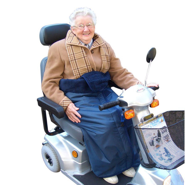 Foret og vandtæt køretæppe med velcro - Seniorshop