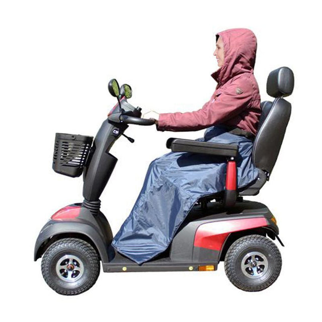 Foret regnslag med lomme og magnetlås - Seniorshop