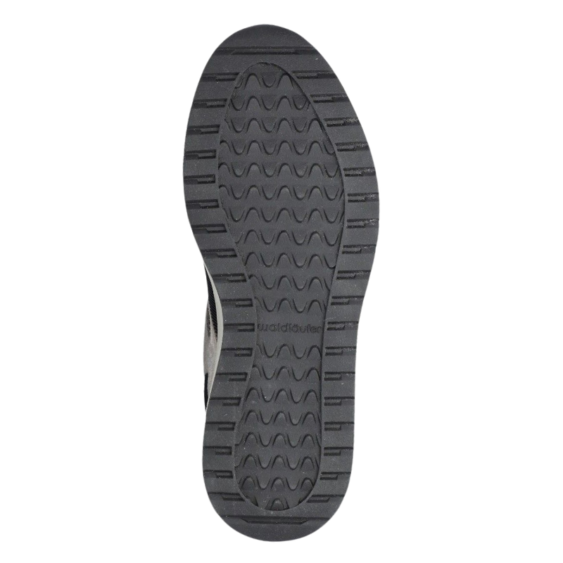 Velour nubuck shoes 'Jenna' in black