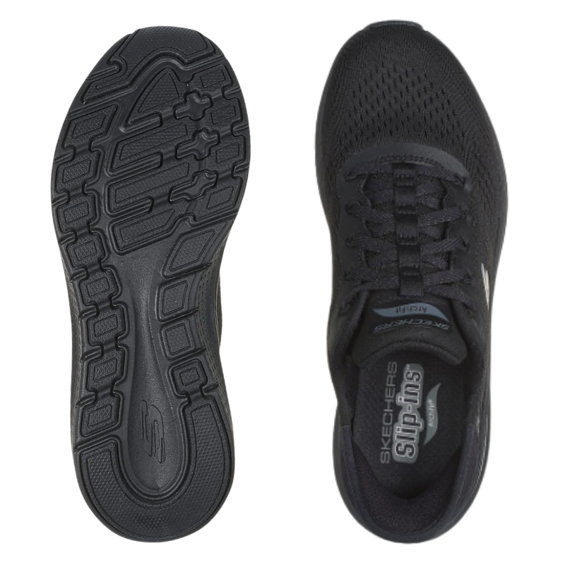 Skechers wide slip-in women's sneaker - Black