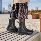 New Feet wide women's boot - Black