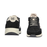 Velour nubuck shoes 'Jenna' in black