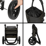 Go Two Compact indkøbsvogn - Mørkegrå