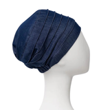 Yoga turban - Dark blue denim