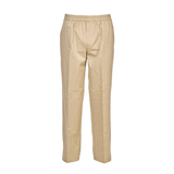 Lette bukser med elastikkant - Sand