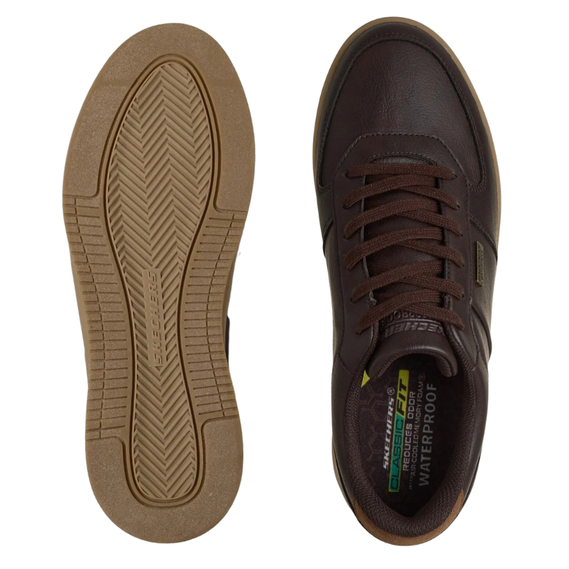 Skechers water-resistant men's sneaker - Brown
