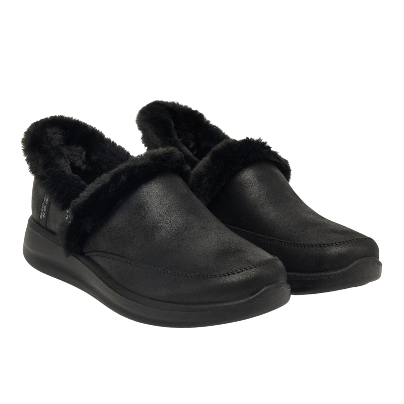 Skechers slip-in damehjemmesko - Sort