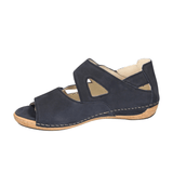 Waldläufer damesandal - Marineblå