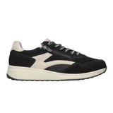 Velour nubuck shoes 'Jenna' in black
