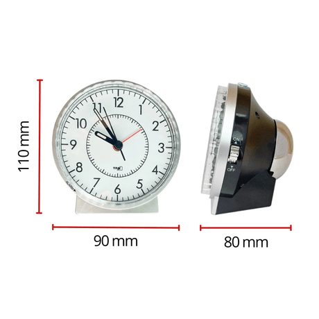 Vækkeur med drejeskive