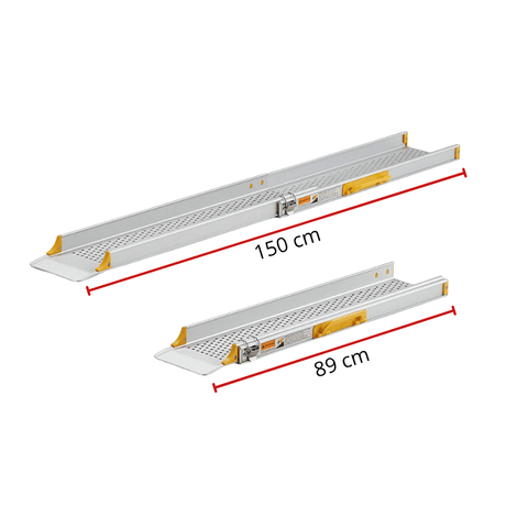 Teleskop rampe - 150 cm