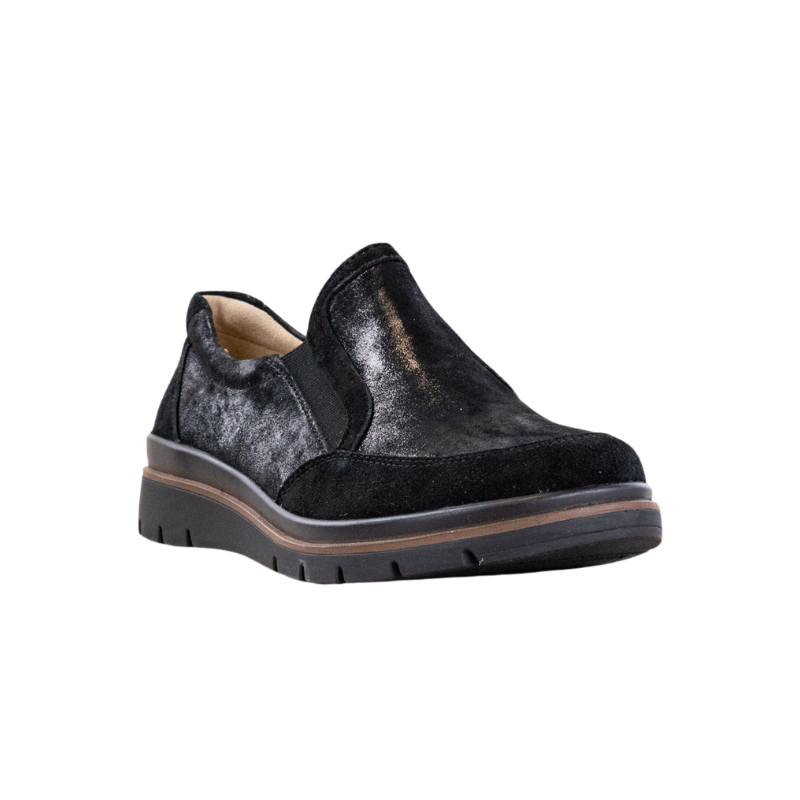 Fidelio slippers with stretch - Black